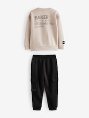 Песочный - Baker by Ted Baker толстовка и спортивные брюки-карго - Изображение 7 из 10