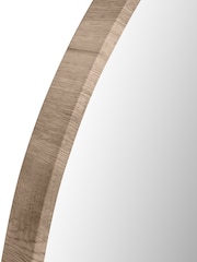 Pacific Natural Wood Veneer Round Mirror Large - Image 2 of 4