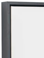 Pacific Monochrome Abstract Canvas with Black Frame - Image 6 of 6