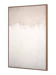 Pacific Natural Large Abstract Canvas with Natural Frame - Image 2 of 6