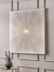 Pacific Gold Metal Sunburst Wall Art - Image 1 of 6