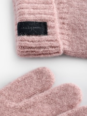 smALLSAINTS Pink Chunky Beanie and Gloves Set - Image 6 of 7