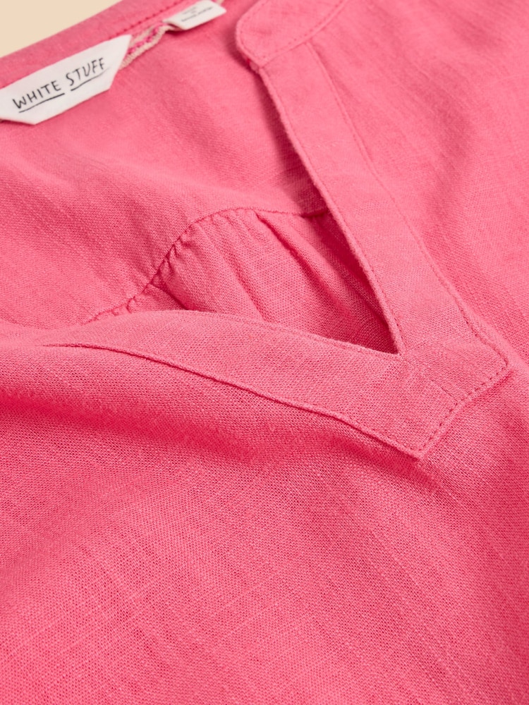 White Stuff Pink Lydia Shift Dress - Image 7 of 7