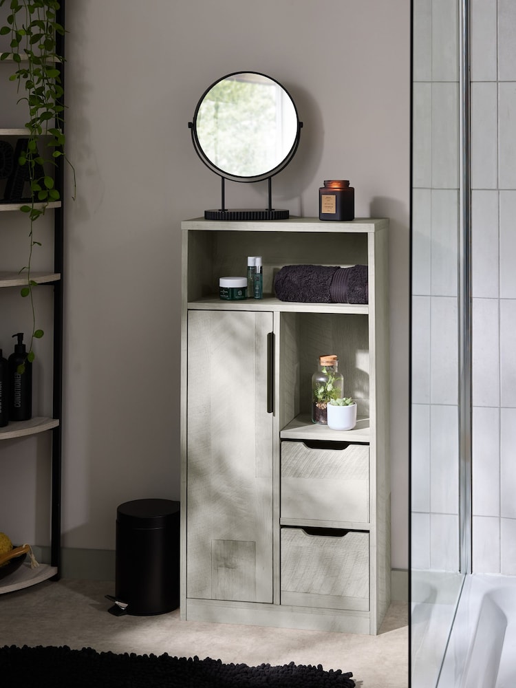 Grey Bronx Storage Console Unit - Image 1 of 10