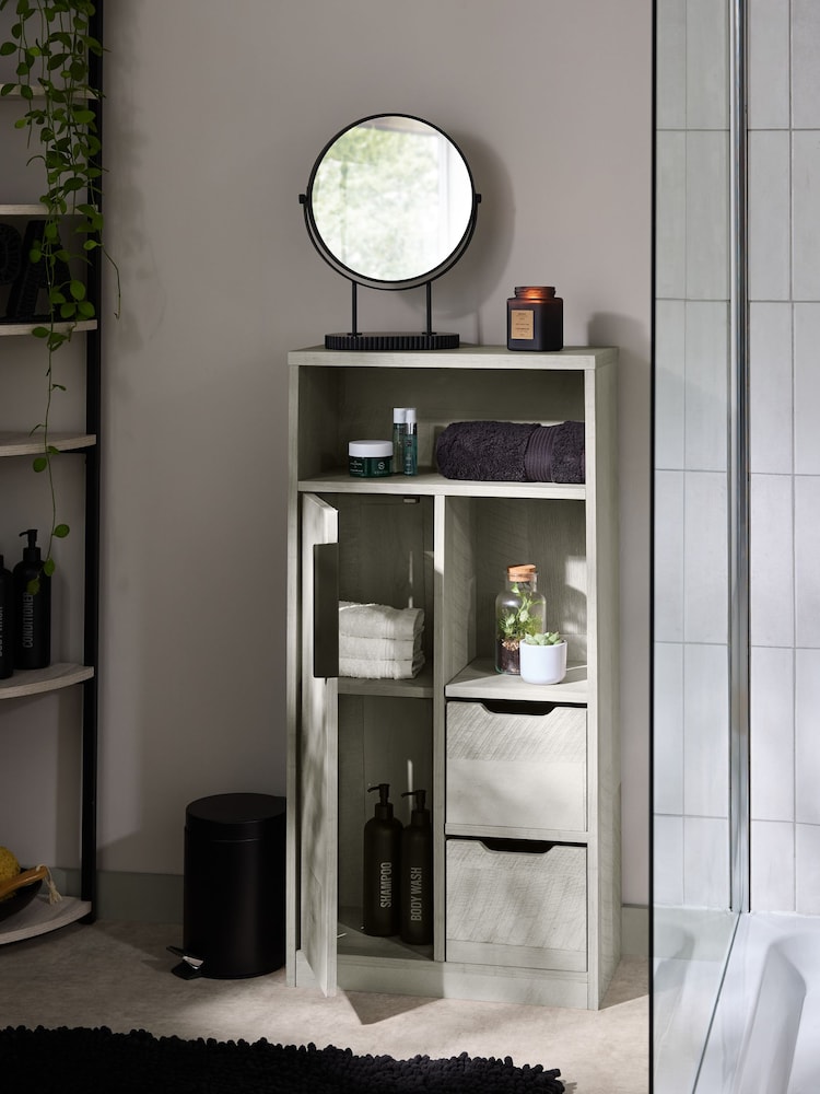 Grey Bronx Storage Console Unit - Image 2 of 10