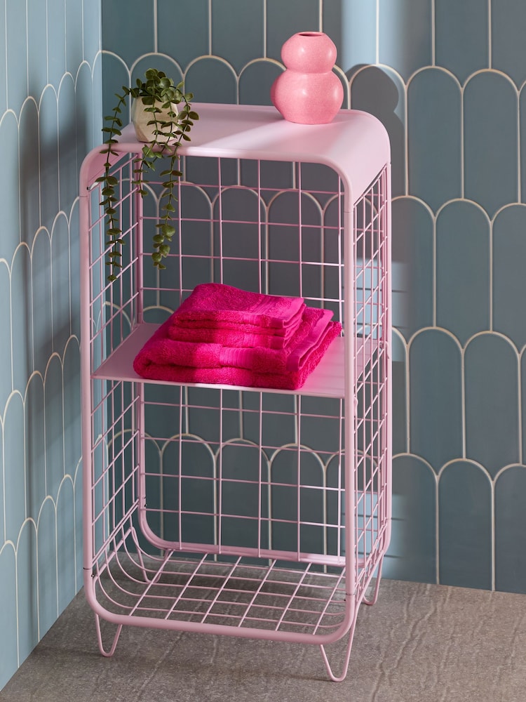 Pink Wire Storage Caddy - Image 1 of 5