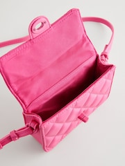 Pink Quilted Cross-Body Bag - Image 7 of 7