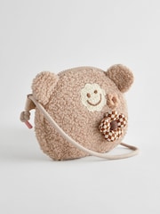 Tan Brown Borg Bear Cross-Body Bag - Image 1 of 6