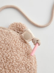 Tan Brown Borg Bear Cross-Body Bag - Image 6 of 6