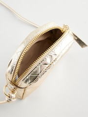 Gold Metallic Cross-Body Bag - Image 5 of 5
