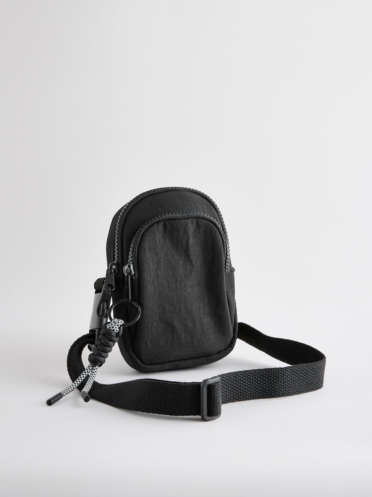 Black Cross-Body Phone Bag - Image 1 of 5