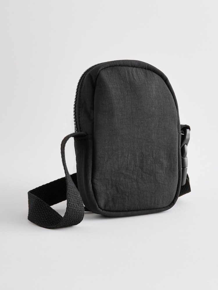 Black Cross-Body Phone Bag - Image 2 of 5