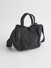 Black Borg Cross-Body Tote Bag - Image 2 of 6