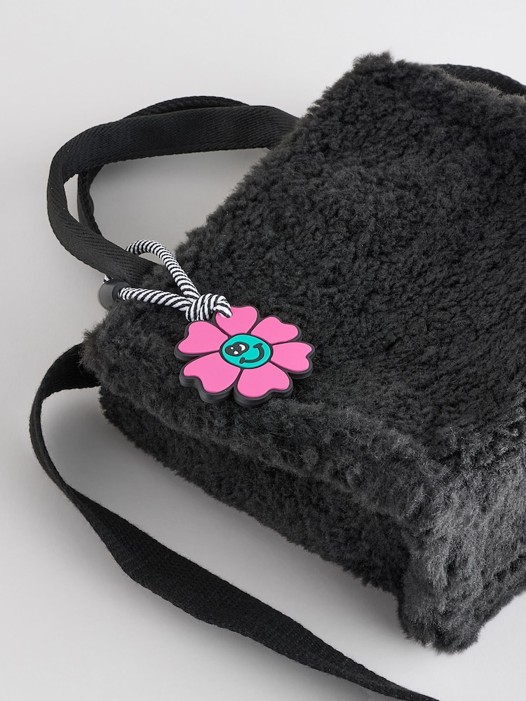 Black Borg Cross-Body Tote Bag - Image 6 of 6