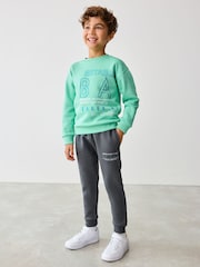Baker by Ted Baker Green Graphic Sweatshirt and Joggers Set - Image 1 of 11