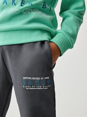 Baker by Ted Baker Green Graphic Sweatshirt and Joggers Set - Image 8 of 11
