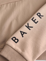 Baker by Ted Baker Tan Brown Hoodie And Joggers Set - Image 11 of 11