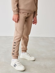Baker by Ted Baker Tan Brown Hoodie And Joggers Set - Image 3 of 11