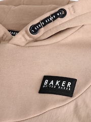 Baker by Ted Baker Tan Brown Hoodie And Joggers Set - Image 8 of 11