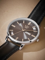 Black Signature Bracelet and Watch Set - Image 2 of 7