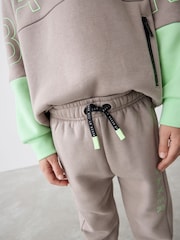 Baker by Ted Baker Grey Colourblock Sweatshirt and Joggers Set - Image 10 of 15