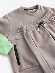 Baker by Ted Baker Grey Colourblock Sweatshirt and Joggers Set - Image 15 of 15