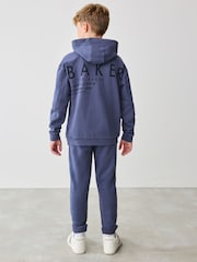 Baker by Ted Baker Blue 100% Cotton Hoodie And Joggers Set - Image 1 of 1