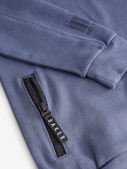 Conjunto de moletom e tênis Baker by Ted Baker Blue 100% algodão - Imagem 10 de 12
