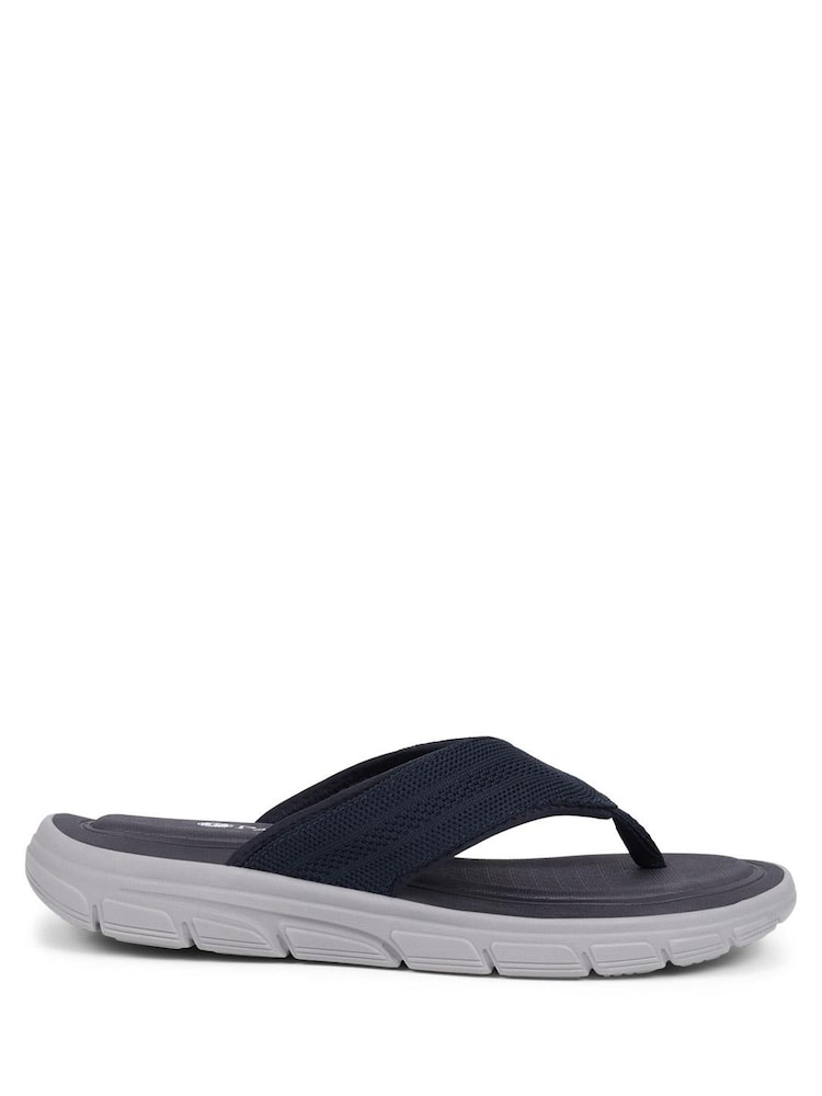 Pavers Blue Pavers Natural Casual Toe-Post Sandals - Image 1 of 5