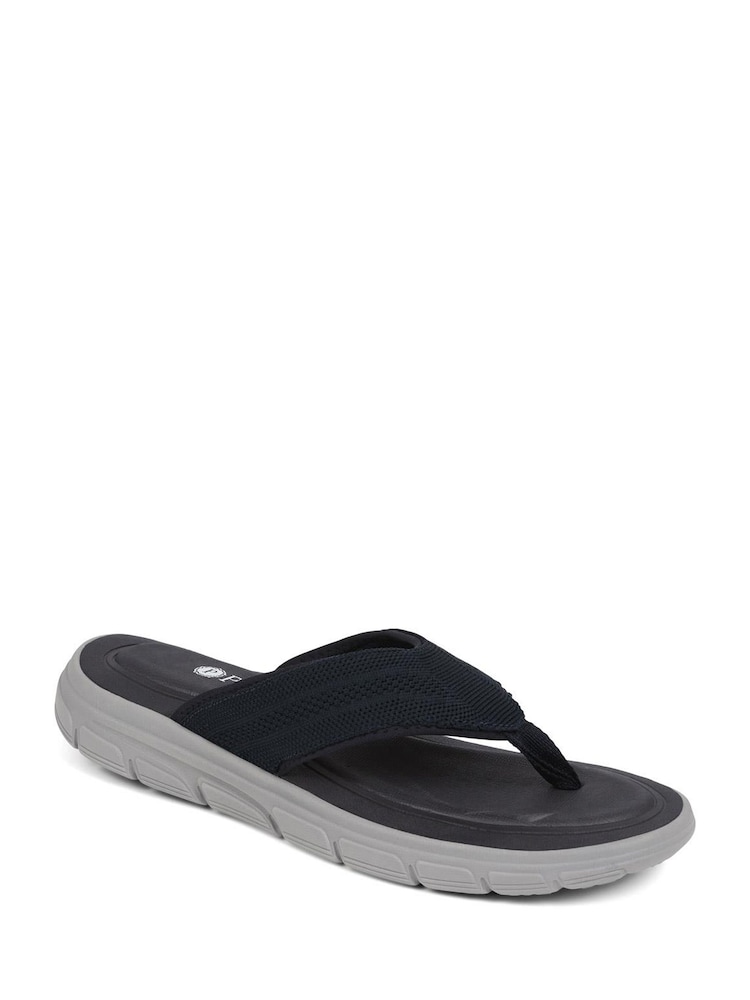 Pavers Blue Pavers Natural Casual Toe-Post Sandals - Image 2 of 5
