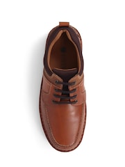 Pavers Lace-Up Leather Brown Shoes - Slika 5 iz 6