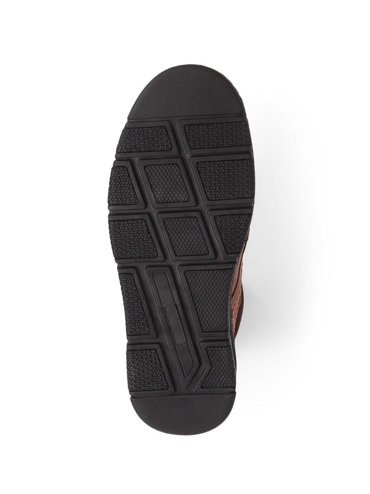 Pavers Lace-Up Leather Brown Shoes - Image 6 of 6 Pavers Lace-Up Leather Brown Shoes - Image 6 of 6