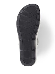 Pavers White Pavers Blue Adjustable Embellished Sandals - Image 5 of 5