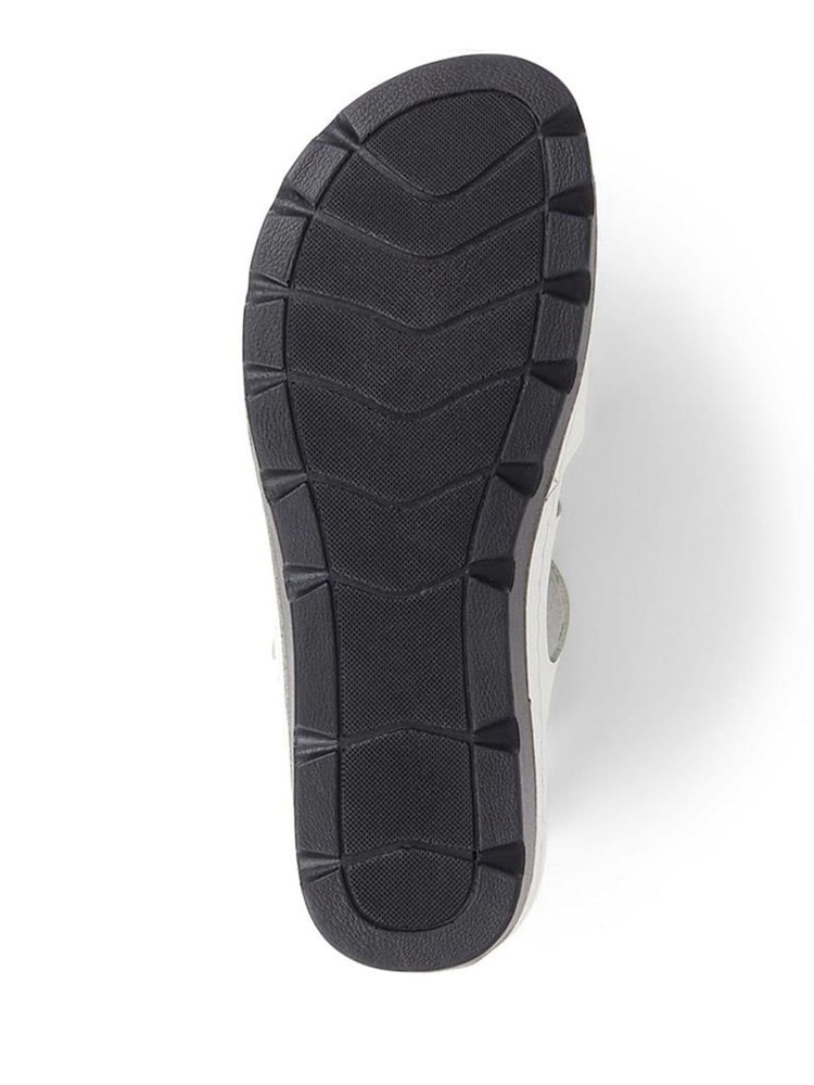 Pavers White Pavers Blue Adjustable Embellished Sandals - Image 5 of 5