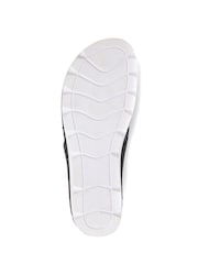 Pavers Black Pavers Embellished Toe Post Black Sandals - Image 5 of 5