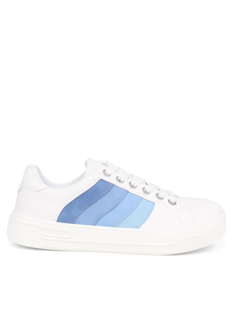 Pavers Lace-Up White Trainers - Image 1 of 5
