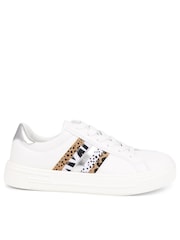 Pavers Animal Print Lace Up Trainers - Image 1 of 5