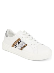 Pavers Animal Print Lace Up Trainers - Image 2 of 5