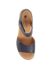 Pavers Blue Pavers Blue Adjustable Wedge Sandals - Image 4 of 5