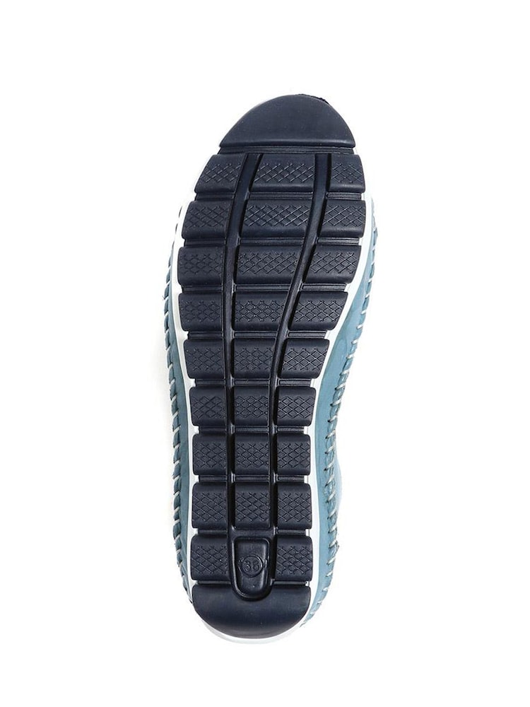 Blau - Pavers Slip On Lederschuhe Weiß - Bild 5 von 5 Blau - Pavers Slip On Lederschuhe Weiß - Bild 5 von 5