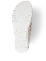 Pavers Natural Pavers Leather T Bar Black Sandals - Image 5 of 5