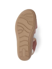 Pavers Brown Adjustable Fastening Sandals - Image 5 of 5
