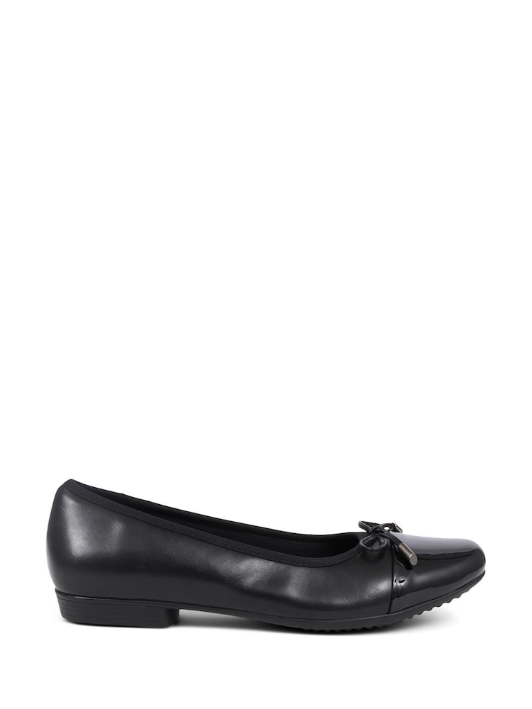 Pavers Black Ballet Pumps - Image 1 of 5