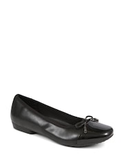 Pavers Black Ballet Pumps - Image 2 of 5