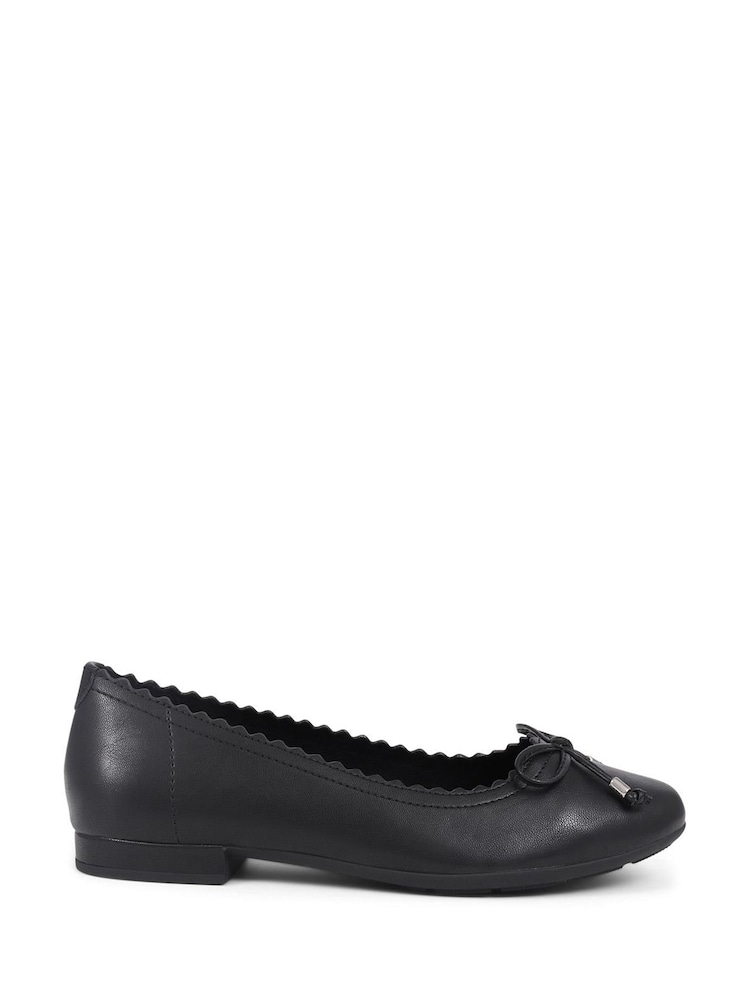 Pavers Flat Ballet Black Pumps - Image 1 of 5