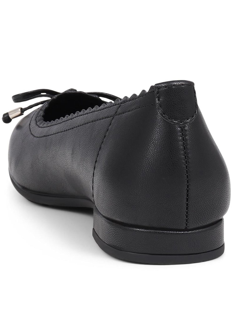Pavers Flat Ballet Black Pumps - Image 2 of 5