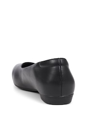 Pavers Black Pavers Pointed Toe Ballet Black Flats - Image 3 of 5