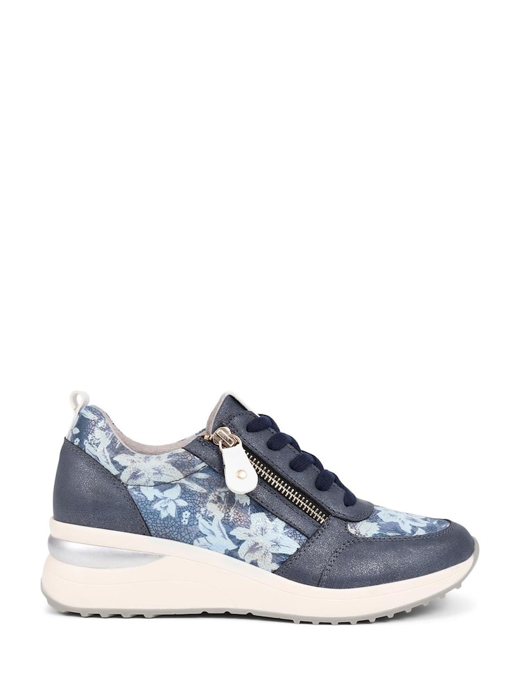 Zapatillas de deporte con suela acolchada y estampado floral doradas de Pavers - Imagen 1 de 5 Zapatillas de deporte con suela acolchada y estampado floral doradas de Pavers - Imagen 1 de 5