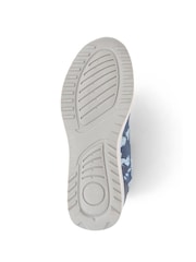 Золотистые кроссовки с цветочным принтом и мягкой подошвой Pavers - Image 4 of 5