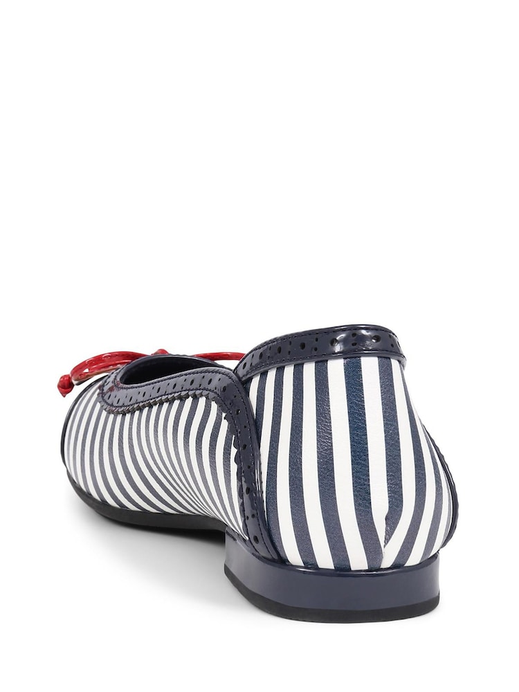 Pavers Sininen Kuviollinen Baletti Matalakantaiset kengät - Kuva 2 / 5